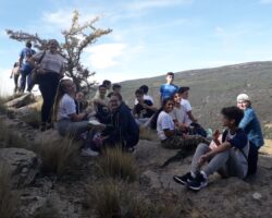 El alumnado de 4º ESO en el Parque Natural de Sierra Nevada