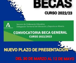 Nuevo plazo para solicitar becas para el curso 2022/23